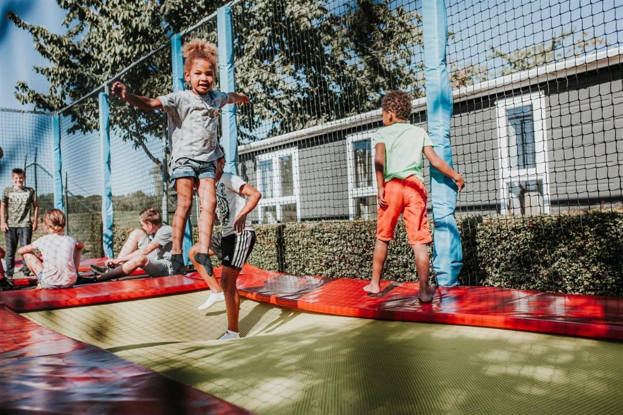 Recreatiepark Jachthaven De Veerstal Lathum - Luxe Chalet Eksteriør billede